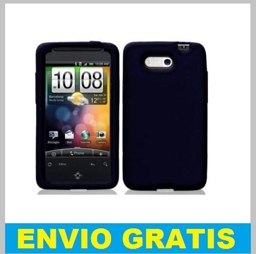 FUNDA SILICONA PARA HTC G9 ARIA LIBERTY NEGRA